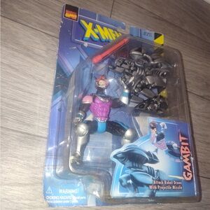 Marvel X-Men Gambit Figure with Robot Drone